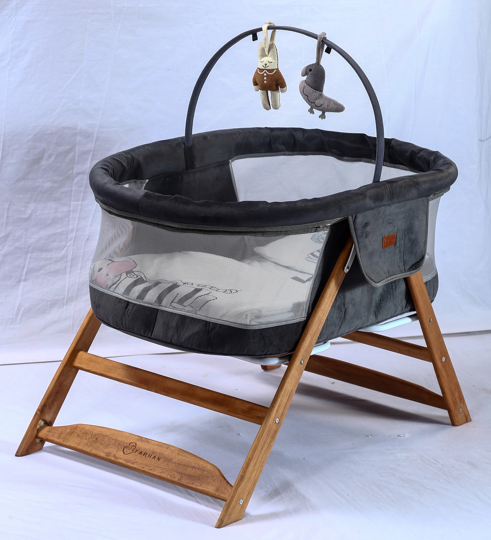 گهواره کودک دو منظوره مدل farhan-a04